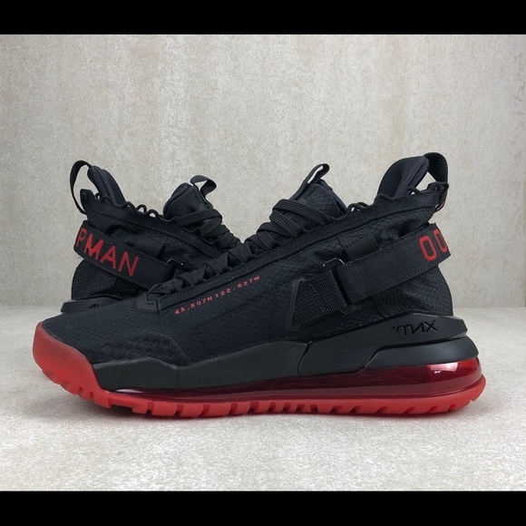 Nike Air Jordan Proto-Max 720 Black University Red - Picture 6 of 8
